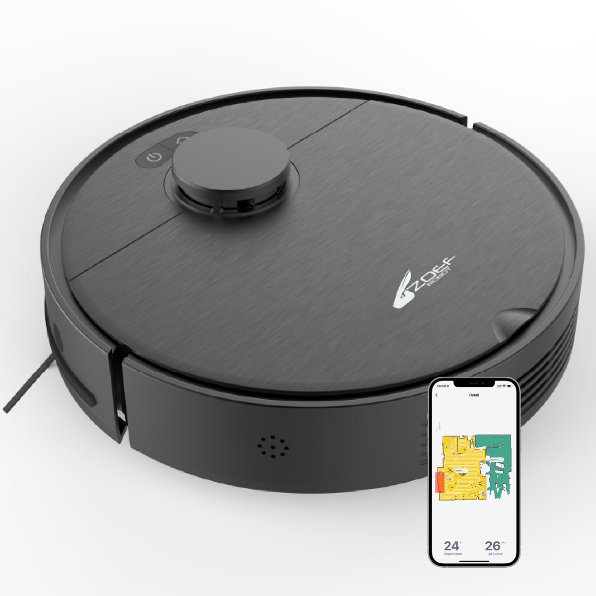 Zoef Robot Bep 4.0 Robotstofzuiger met Laadstation