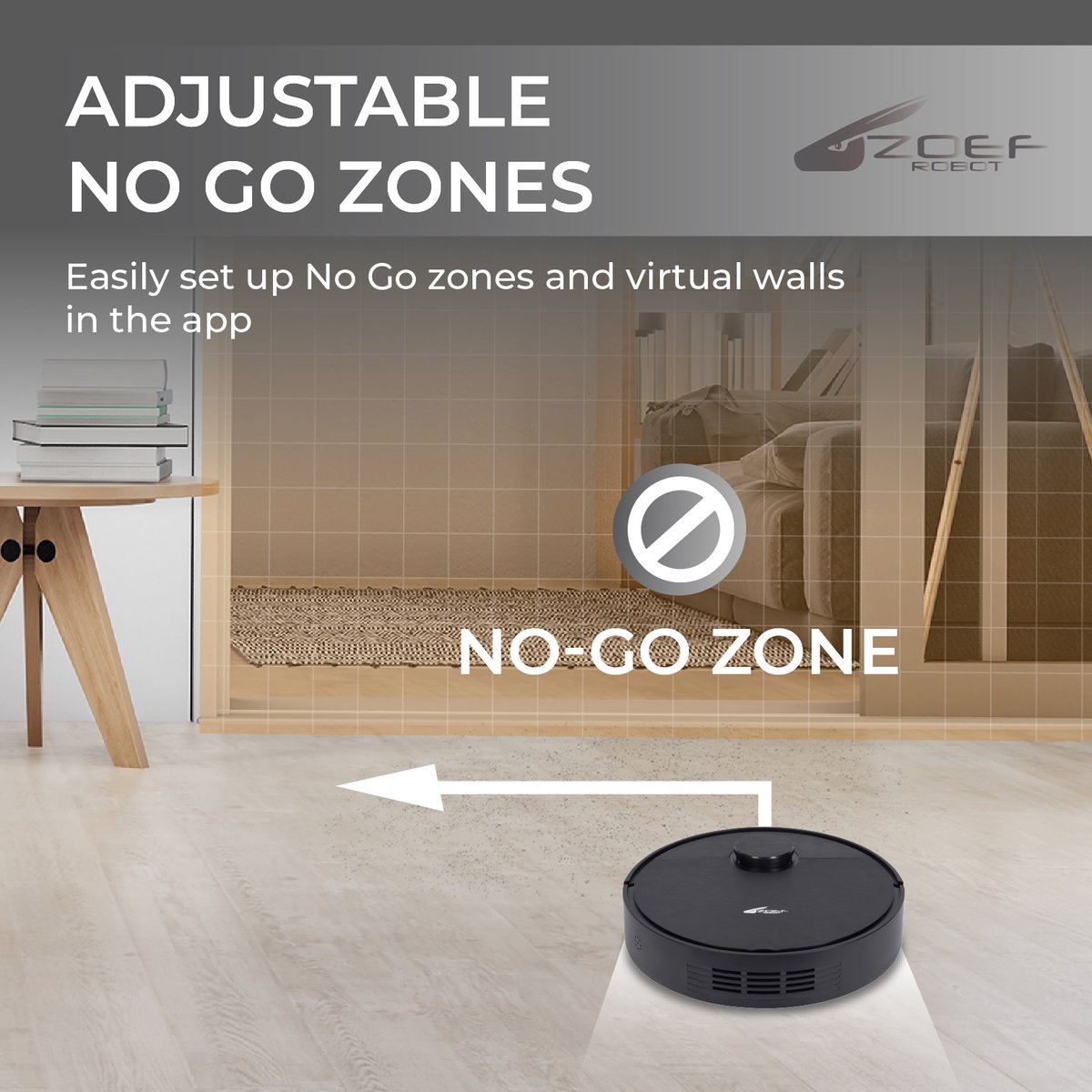 Zoef Robot Bep 4.0 Robotstofzuiger met Laadstation