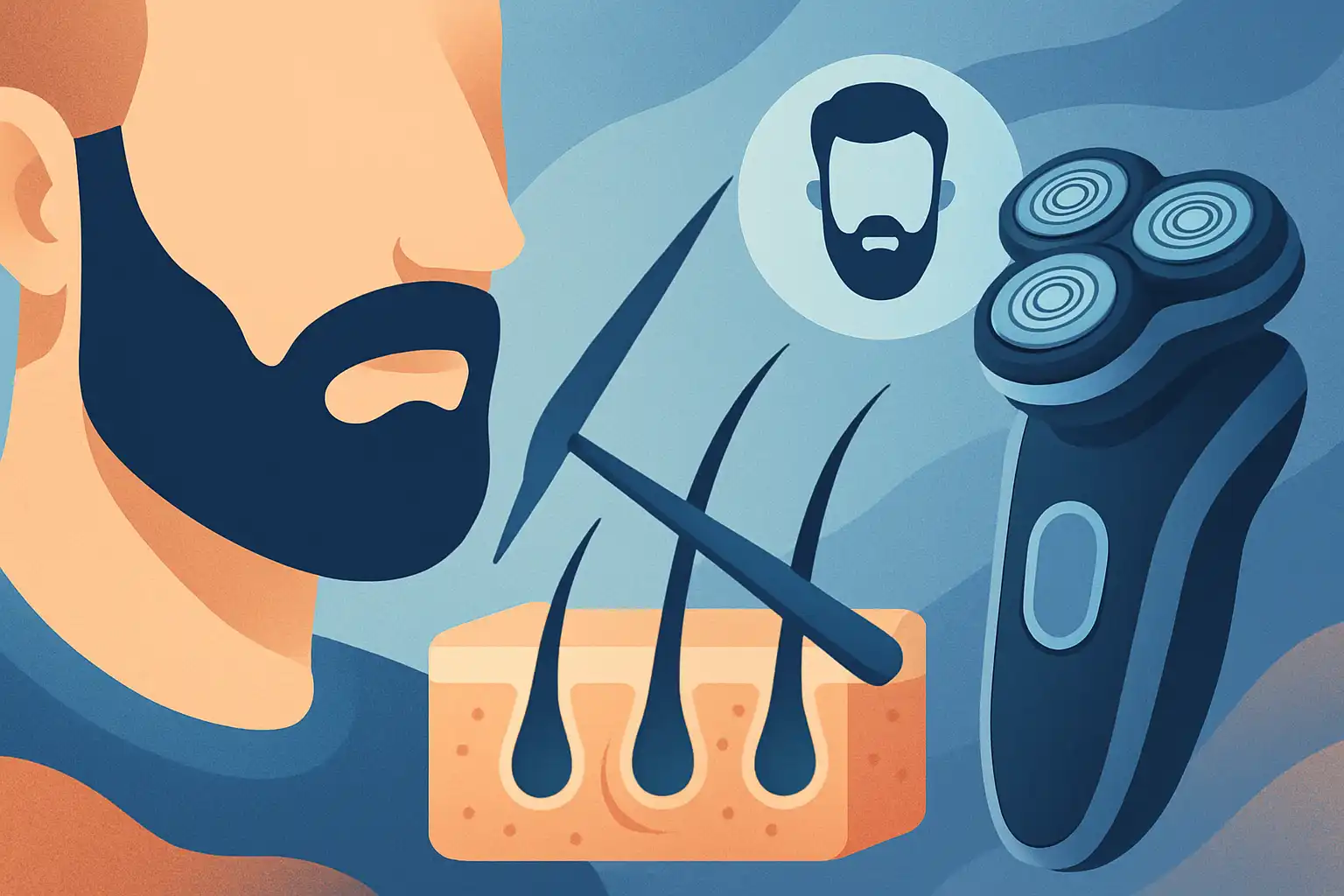 Baardtransplantatie en elektrisch scheren: wanneer je weer veilig kunt scheren en welke apparaten je moet kiezen