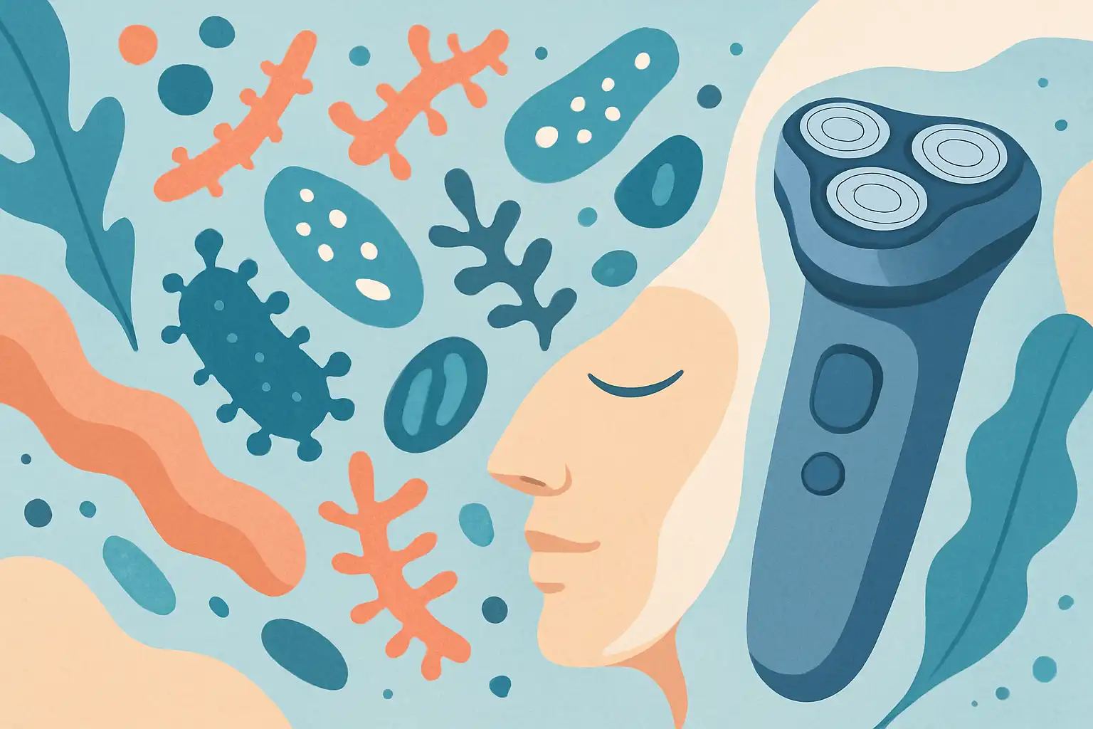 Bescherm je huidflora: hoe je met je scheerapparaat het microbioom van je gezicht gezond houdt