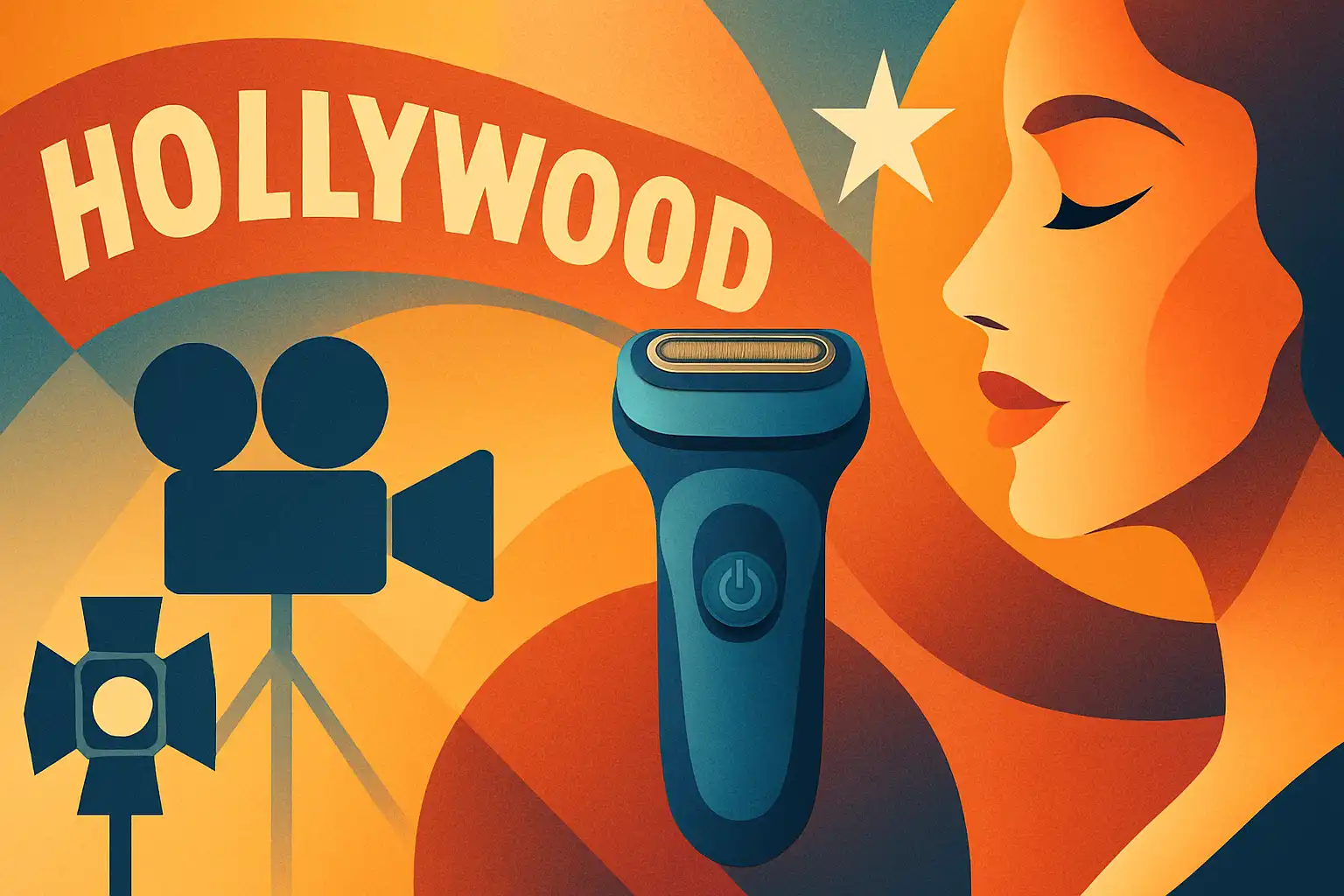 Het geheim van Hollywood-looks: hoe film- en tv-professionals elektrische scheerapparaten gebruiken voor camera-ready huid