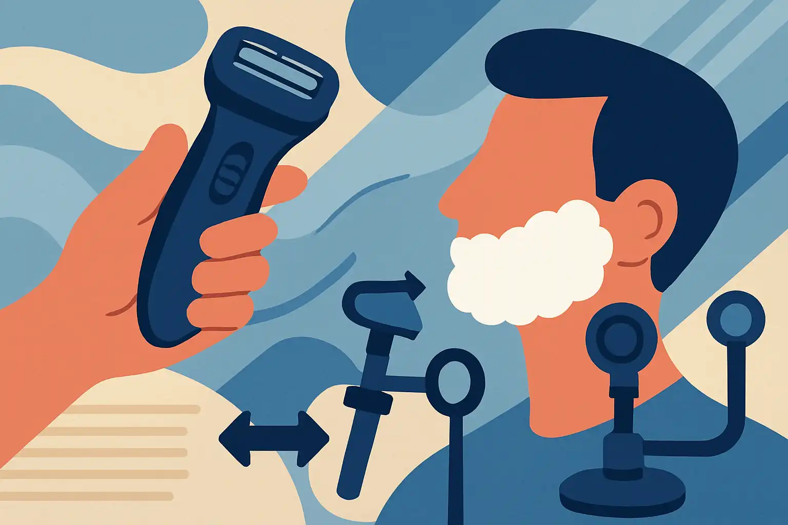 Linkshandig scheren: slimme houdingen, instellingen en apparaatkenmerken die je routine makkelijker maken