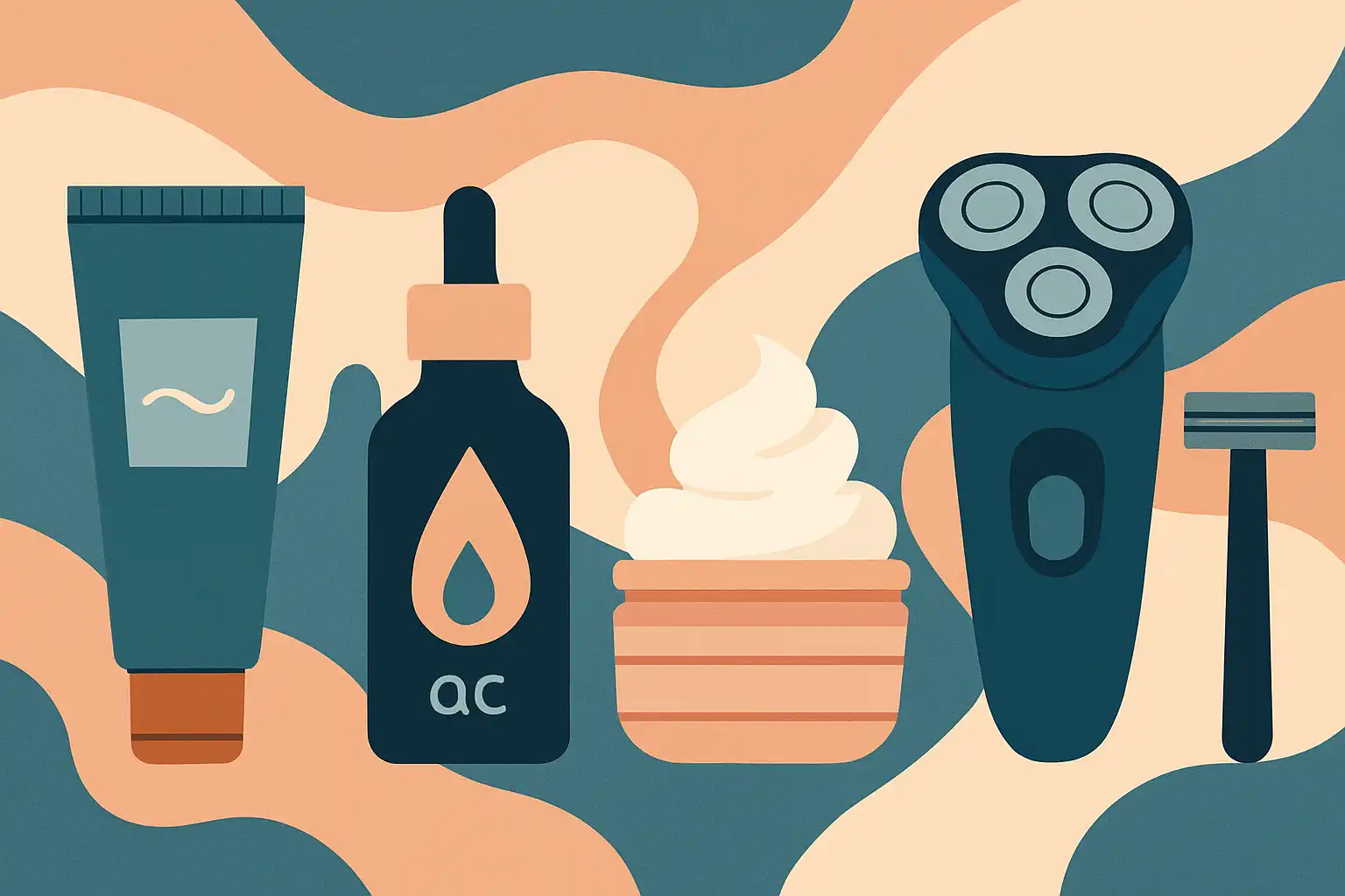 Retinol, glycolzuur en elektrisch scheren: hoe je actieve skincare en je scheerroutine veilig combineert