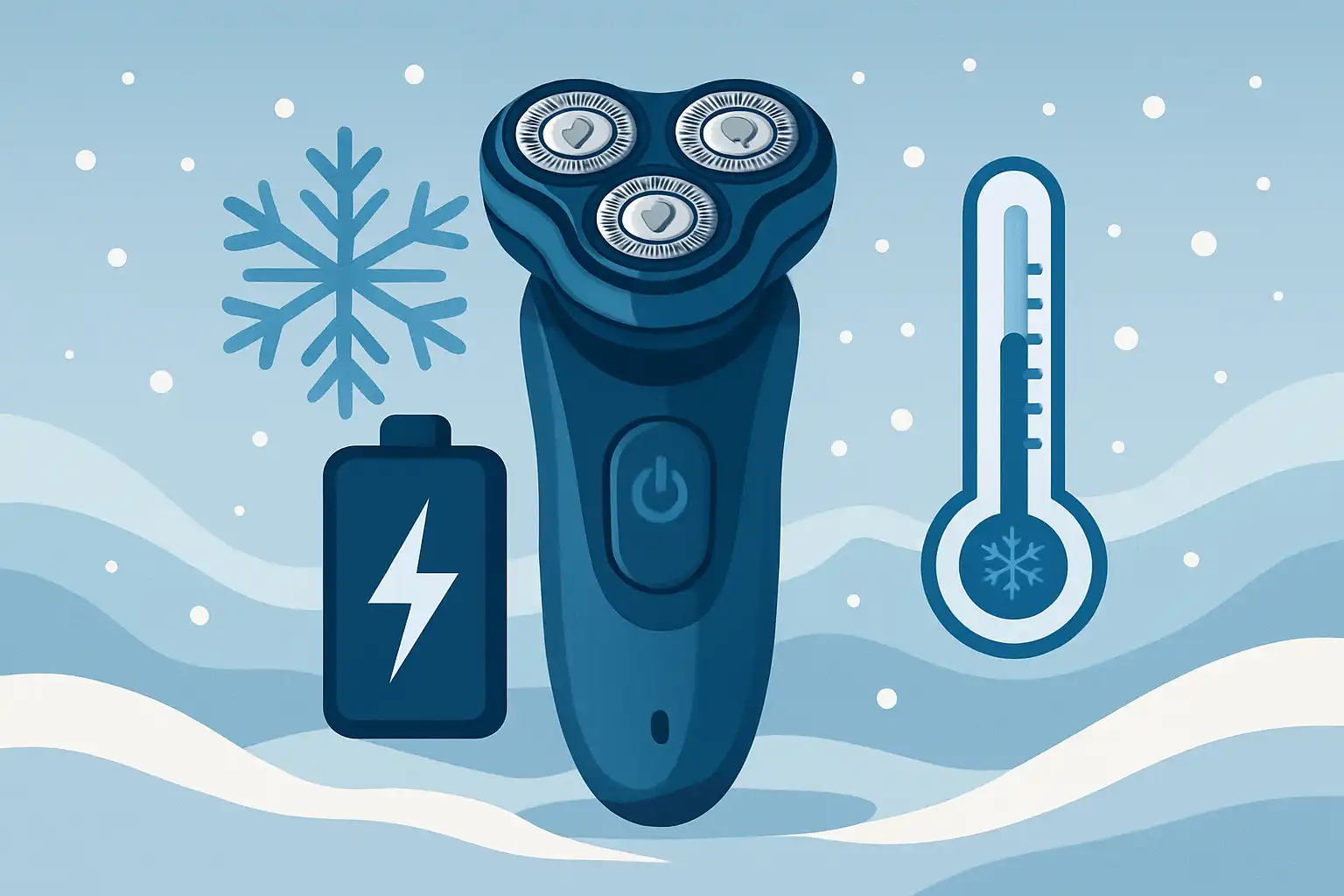 Scheerapparaat onderhoud in de winter: zo bescherm je de batterij en messen tegen koude temperaturen