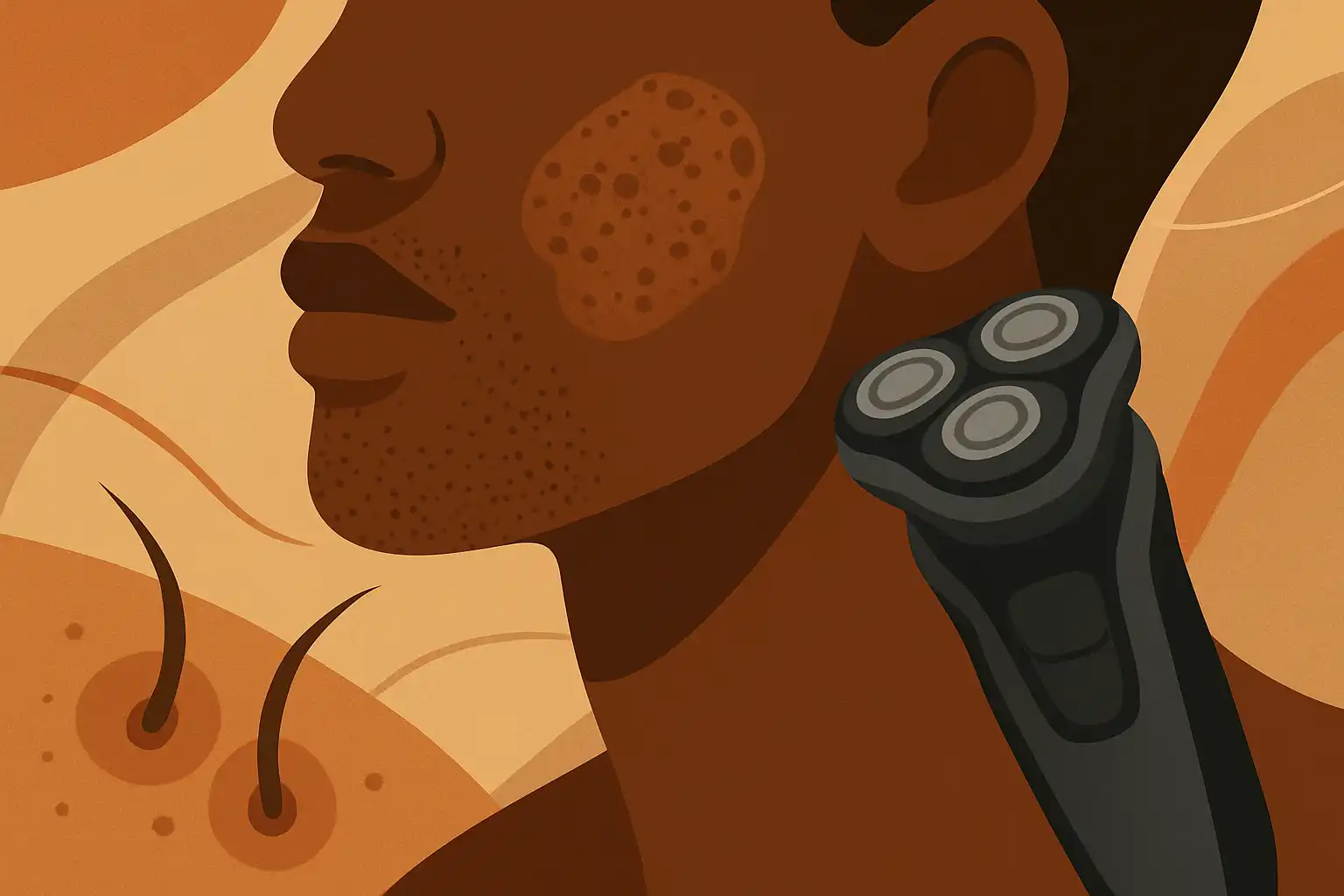 Scheren bij een donkere huid: zo voorkom je hyperpigmentatie en ingegroeide haren met elektrische scheerapparaten