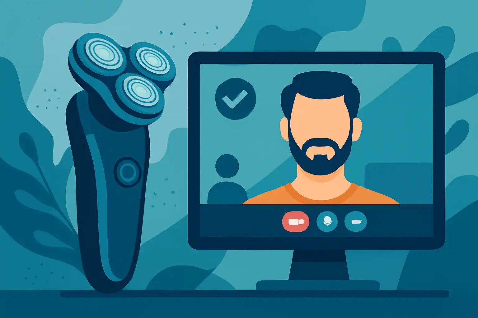 Scherp op beeld: hoe je scheerapparaat je uitstraling op videocalls verbetert