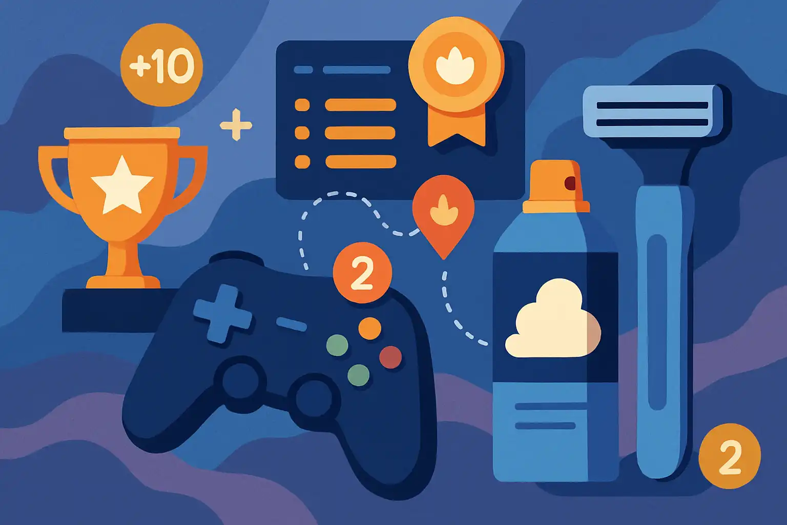 Van punten scoren tot streak-tracking: hoe gamification je scheerroutine leuker en consistenter maakt