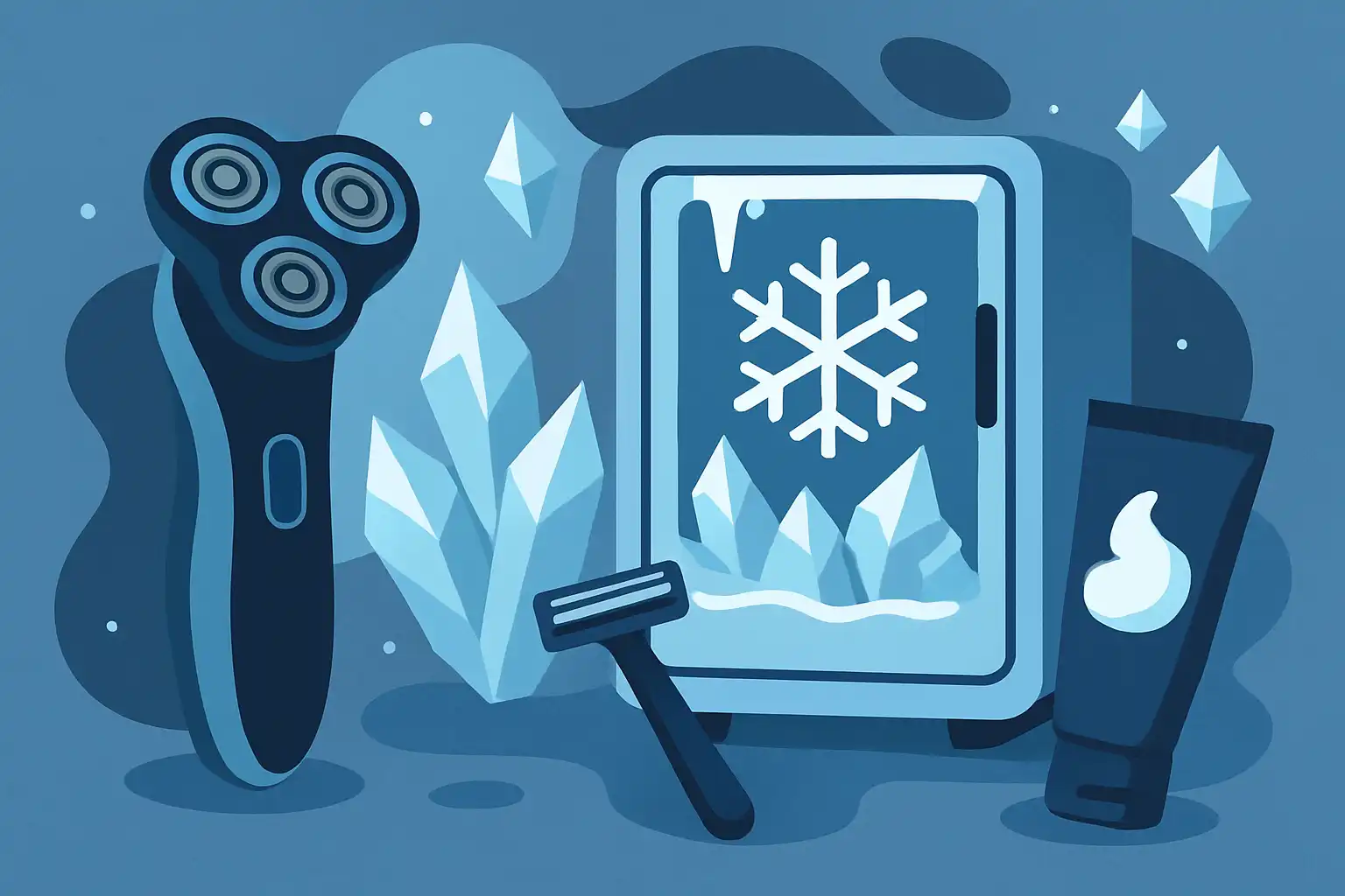 Waarom sommige mannen hun scheerapparaat in de vriezer bewaren: mythes ontkracht