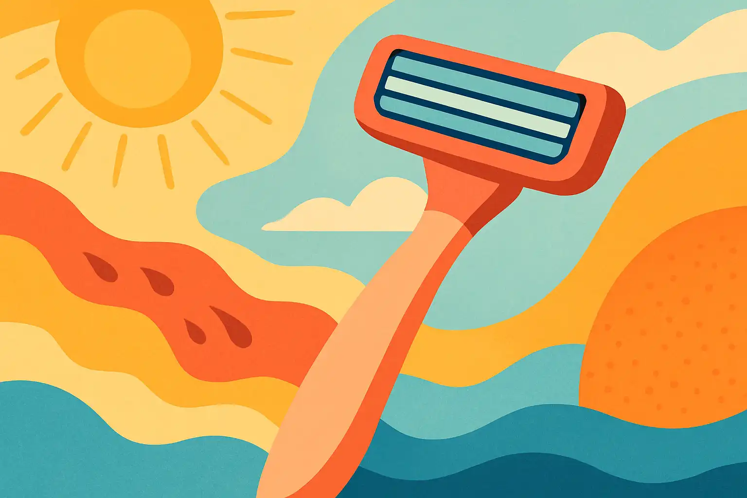Zomerproof scheren: zo voorkom je irritatie door warmte, zweet en zon