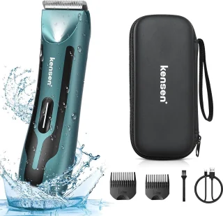 QPFO® Body Hair Trimmer Heren - Waterdichte Oplaadbare Bodygroomer - Elektrisch Scheerapparaat voor Lichaam en Privéonderdelen
