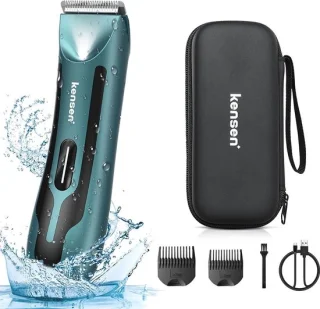 QPFO® Body Hair Trimmer Heren - Waterdichte Oplaadbare Bodygroomer - Elektrisch Scheerapparaat voor Lichaam en Privéonderdelen