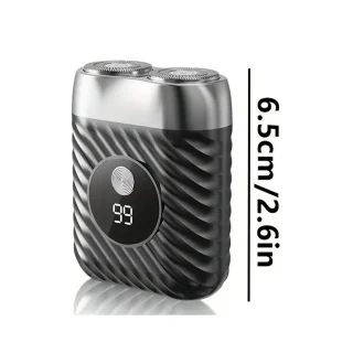 Digitale 2-Blade Scheerapparaat - Usb Oplaadbare 2-Kop Body Shaver/Precisie/Baardtrimmer - Lichtgewicht en Comfortabel - Perfecte Lichaamshaar Verzorging en de Beste Reiseditie - Unisex - Kleur: Vintage Donkerbruin