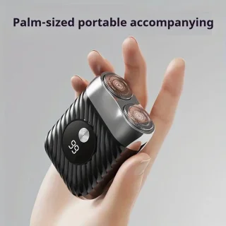 Digitale 2-Blade Scheerapparaat - Usb Oplaadbare 2-Kop Body Shaver/Precisie/Baardtrimmer - Lichtgewicht en Comfortabel - Perfecte Lichaamshaar Verzorging en de Beste Reiseditie - Unisex - Kleur: Vintage Donkerbruin