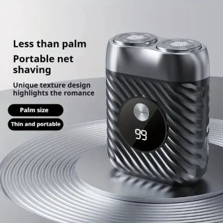 Digitale 2-Blade Scheerapparaat - Usb Oplaadbare 2-Kop Body Shaver/Precisie/Baardtrimmer - Lichtgewicht en Comfortabel - Perfecte Lichaamshaar Verzorging en de Beste Reiseditie - Unisex - Kleur: Vintage Donkerbruin