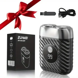 Digitale 2-Blade Scheerapparaat - Usb Oplaadbare 2-Kop Body Shaver/Precisie/Baardtrimmer - Lichtgewicht en Comfortabel - Perfecte Lichaamshaar Verzorging en de Beste Reiseditie - Unisex - Kleur: Vintage Donkerbruin