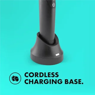 Lies- en Lichaamstrimmer voor Heren met Waterdicht Ontwerp en Draadloos Oplaadstation - Inclusief Snelwisselkoppen voor Ultieme Close Shave