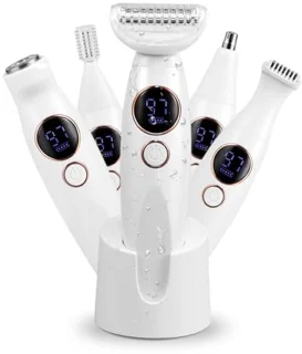 Draadloos 5-in-1 Intiem Scheerapparaat voor Vrouwen - Waterdichte Haartrimmer voor Oksels en Meer