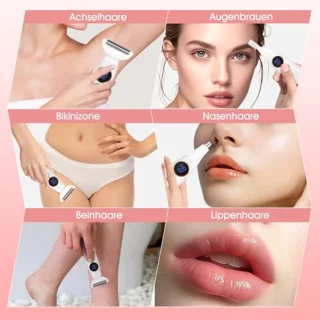 Draadloos 5-in-1 Intiem Scheerapparaat voor Vrouwen - Waterdichte Haartrimmer voor Oksels en Meer