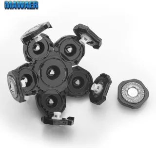 6 Blades Hoofd Scheerapparaat Vervanging - Upgrade Voor Elektrische Scheerapparaten