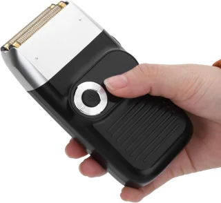 Elektrisch scheerapparaat Geschikt voor heren, professioneel scheerapparaat Geschikt voor kappers, 2-in-1 tondeuse met LCD-scherm, oplaadbaar scheerapparaat, scheermes en elektrische scheerkop, afwasbaar scheerapparaat