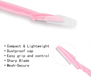 Wenkbrauwscheerapparaten en Gezichtshaar Trimmers - Exfoliërende Dermaplaning Tool voor Vrouwen en Mannen - 6 Stuks