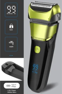 Lexium Foil shaver - Shaver - Scheerapparaat mannen - Scheerapparaat hoofd - Baardtrimmer Trimmer