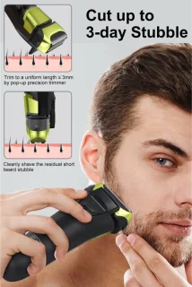 Lexium Foil shaver - Shaver - Scheerapparaat mannen - Scheerapparaat hoofd - Baardtrimmer Trimmer