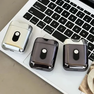 Digitale 2-Blade Scheerapparaat - Usb Oplaadbare 2-Kop Body Shaver/Precisie/Baardtrimmer - Lichtgewicht en Comfortabel - Perfecte Lichaamshaar Verzorging en de Beste Reiseditie - Unisex - Kleur: Donkerbruin