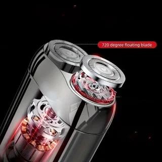 Digitale 2-Blade Scheerapparaat - Usb Oplaadbare 2-Kop Body Shaver/Precisie/Baardtrimmer - Lichtgewicht en Comfortabel - Perfecte Lichaamshaar Verzorging en de Beste Reiseditie - Unisex - Kleur: Donkerbruin