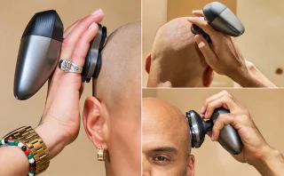 Philips Series 7000 Headshaver - Scheerapparaat mannen hoofd - Wet&Dry - Flexibele scheerkop - Opbergetui - Reinigingsstation- HS7980/15