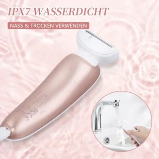 3-in-1 Elektrisch Scheerapparaat voor Dames - Scheerapparaat voor Gezicht, Wenkbrauw, Neus, Benen, Onderarm, Bikini en Oksel met LED-lamp