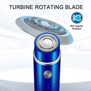 Elektrisch scheerapparaat voor dames, draadloos en oplaadbaar via USB, ideaal voor gezicht, baard, snor, benen en bikini