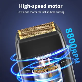 Lexium Foil shaver - Shaver - Scheerapparaat mannen - Scheerapparaat hoofd - Baardtrimmer Trimmer