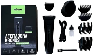 Kocos KRONOS BODY SHAVER Scheerapparaat met scheerblad Trimmer Zwart, Metallic