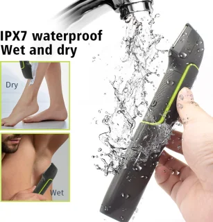 Elektrische Body Trimmer - Aanpasbare Rugshaver - IPX6 Waterdicht - USB Oplaadbaar - Unisex - Voor Hard Bereikbare Plekken - Douche Veilig - Lange Accuduur - Reisvriendelijk