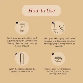 Gezichtsscheermes voor Vrouwen | Pijnloos en Nauwkeurig Scheermes voor Gezichtshaar | Perfect voor Wenkbrauwen, Bovenlip en Kin | Zachte Peeling voor een Gladdere Huid