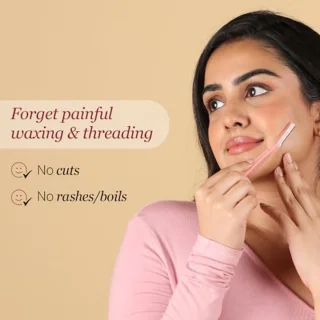 Gezichtsscheermes voor Vrouwen | Pijnloos en Nauwkeurig Scheermes voor Gezichtshaar | Perfect voor Wenkbrauwen, Bovenlip en Kin | Zachte Peeling voor een Gladdere Huid