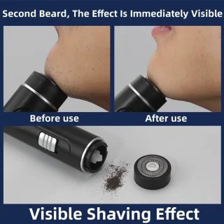 Mini Scheerapparaat - Krachtige Mini Scheerapparaat voor Dames en Heren - mini shaver - mini trimmer - Usb Oplaadbare Shaver - Draagbaar en Lichte Reis editie - Kleur Blauw