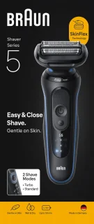 Braun Series 5 Elektrisch Scheerapparaat - Tot 50 min - +1 Opzetstuk - 52-N1200S - Zwart