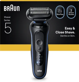 Braun Series 5 Elektrisch Scheerapparaat - Tot 50 min - +1 Opzetstuk - 52-N1200S - Zwart