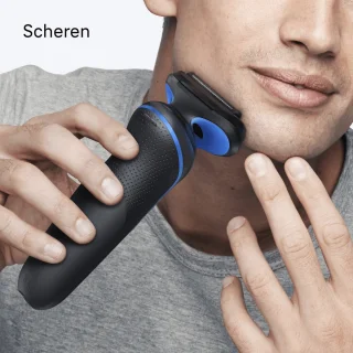 Braun Series 5 Elektrisch Scheerapparaat - Tot 50 min - +1 Opzetstuk - 52-N1200S - Zwart