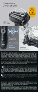 Braun Series 5 Elektrisch Scheerapparaat - Tot 50 min - +1 Opzetstuk - 52-N1200S - Zwart