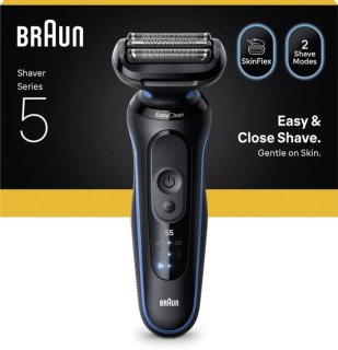 Braun Series 5 Elektrisch Scheerapparaat - Tot 50 min - +1 Opzetstuk - 52-N1200S - Zwart review