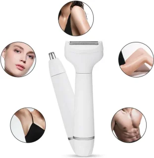 Women Body Shaver Set - 5 in 1 Electric Razor for Wet and Dry Shaving - IPX5 Waterproof