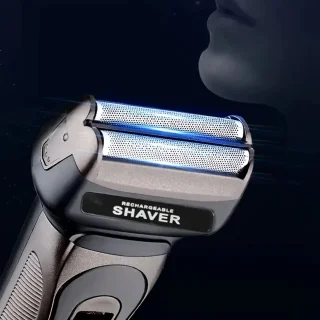 Krachtige 2in1 Scheerapparaat - Oplaadbare Shaver met Full Body Shaver + Baard/Precisietrimmer - Voor de perfecte Lichaamshaar verzorging voor Dames en Heren - Kleur: Zwart