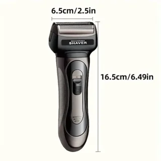 Krachtige 2in1 Scheerapparaat - Oplaadbare Shaver met Full Body Shaver + Baard/Precisietrimmer - Voor de perfecte Lichaamshaar verzorging voor Dames en Heren - Kleur: Zwart
