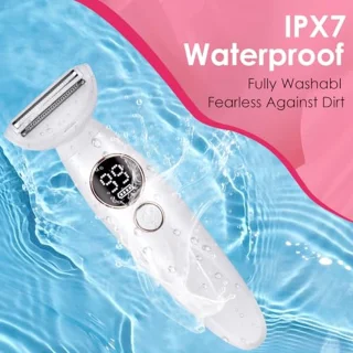 5-in-1 Elektrisch Scheerapparaat voor Dames - Pijnloze Trimmer voor Lichaam, Gezicht en Bikini