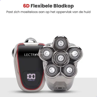 Scheerapparaat mannen - 6D - Neustrimmer - Tondeuse - Baardtrimmer - Bodygroomer - Trimmer - Draadloos - Waterproof