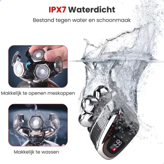 Scheerapparaat mannen - 6D - Neustrimmer - Tondeuse - Baardtrimmer - Bodygroomer - Trimmer - Draadloos - Waterproof