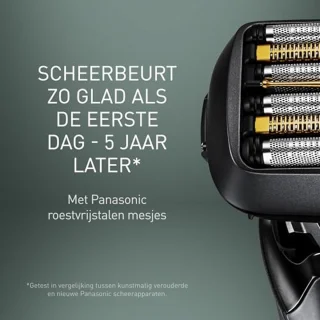Nat & Droog Elektrisch Scheerapparaat met 6 Messen en Responsieve Baardsensor voor Mannen
